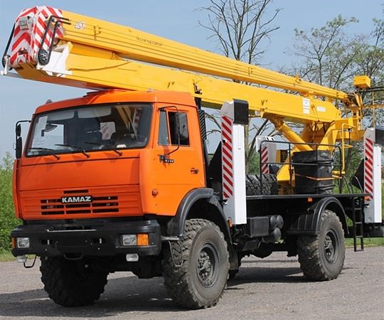 Аренда автовышки в Обнинске и  Калужской области